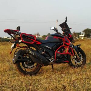 top rack with saddle stay for apache rtr 160/200 4v
