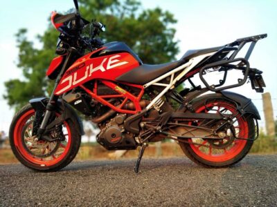 top rack with saddle stay for ktm duke 125 / 200 / 250 / 390
