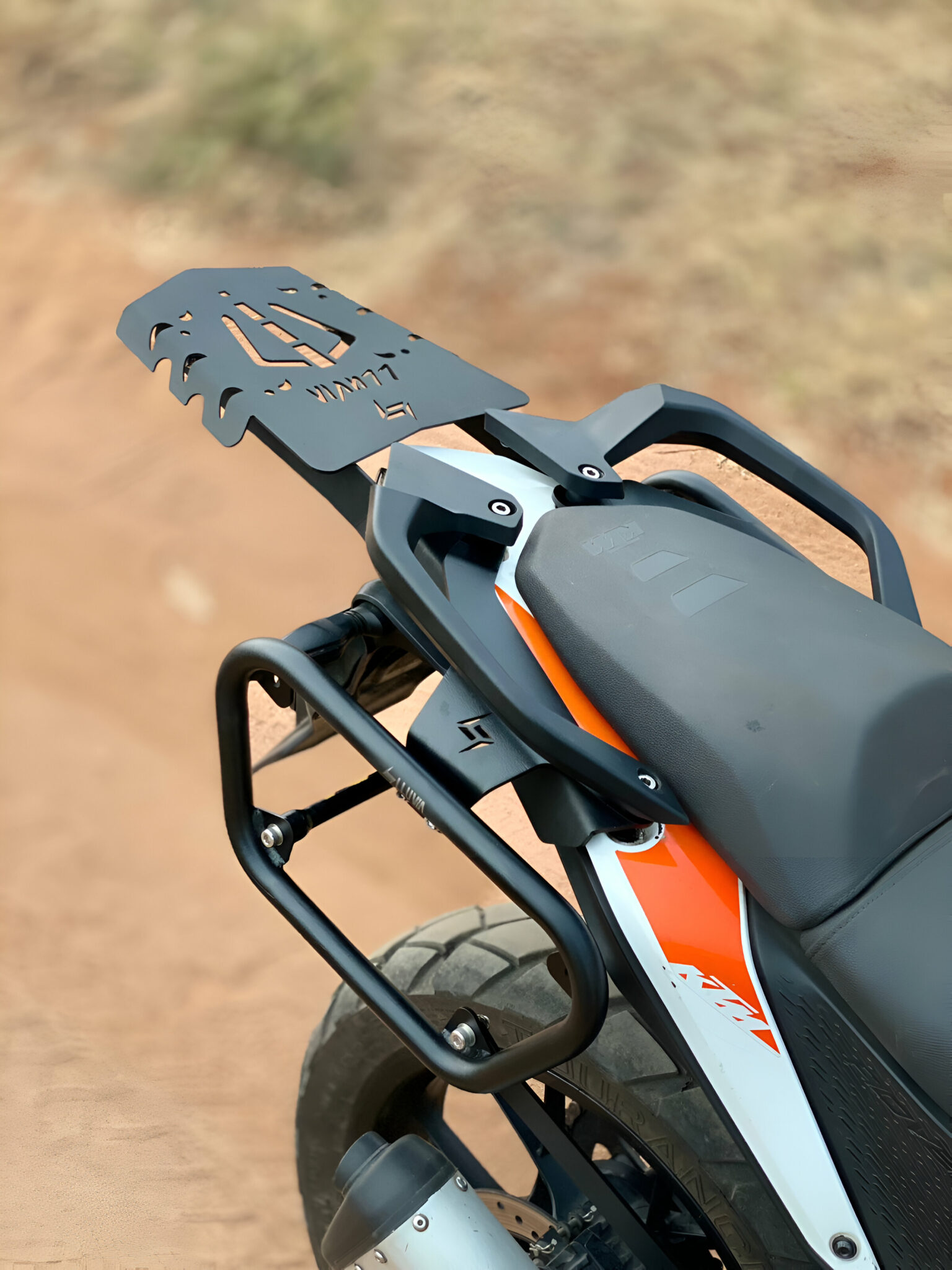 top rack with saddle stay for ktm adventure 390