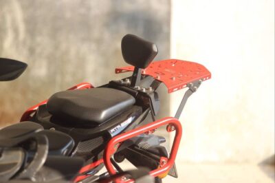 top rack to saddle stay connector for bikes ktm, yamaha, honda, mahindra, bajaj