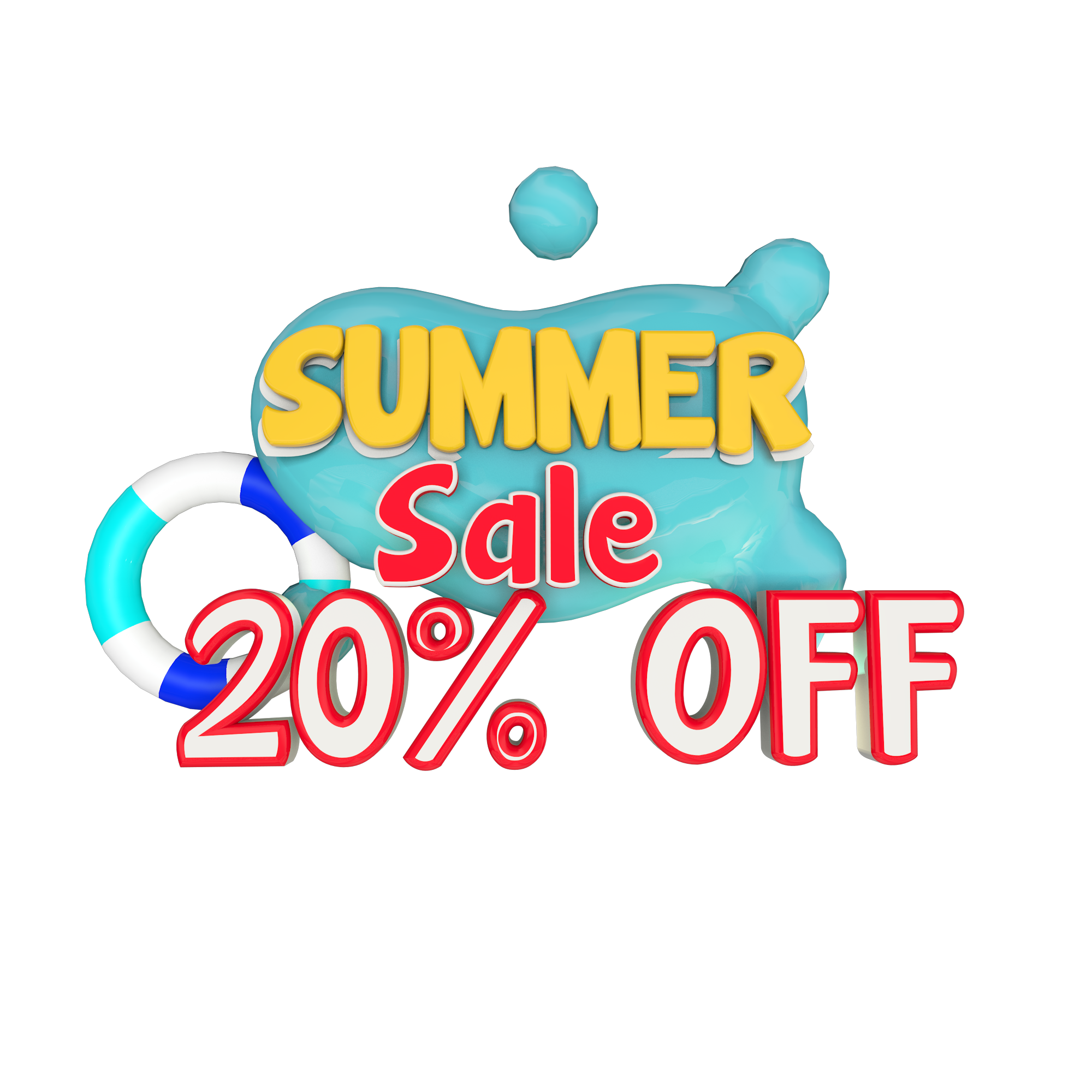 summer sale 20 percent off